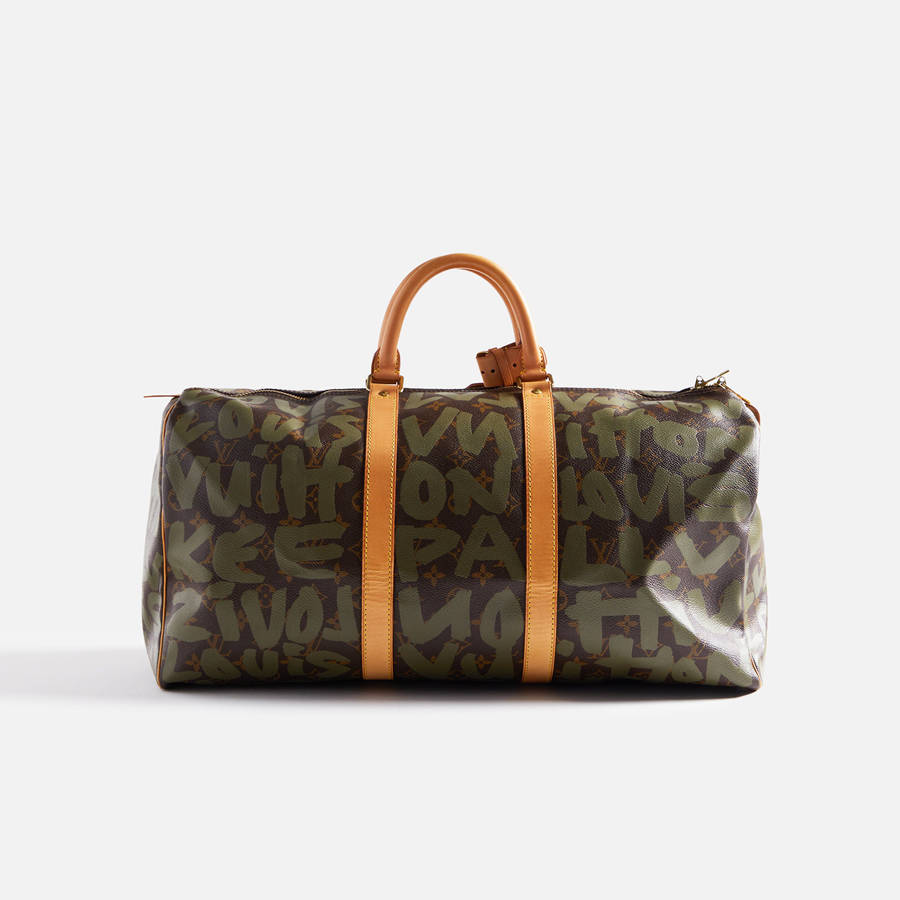 Green Women Kith WGACA Louis Vuitton Around Sprouse Keepall 50 Bags | 7468-QZMPH