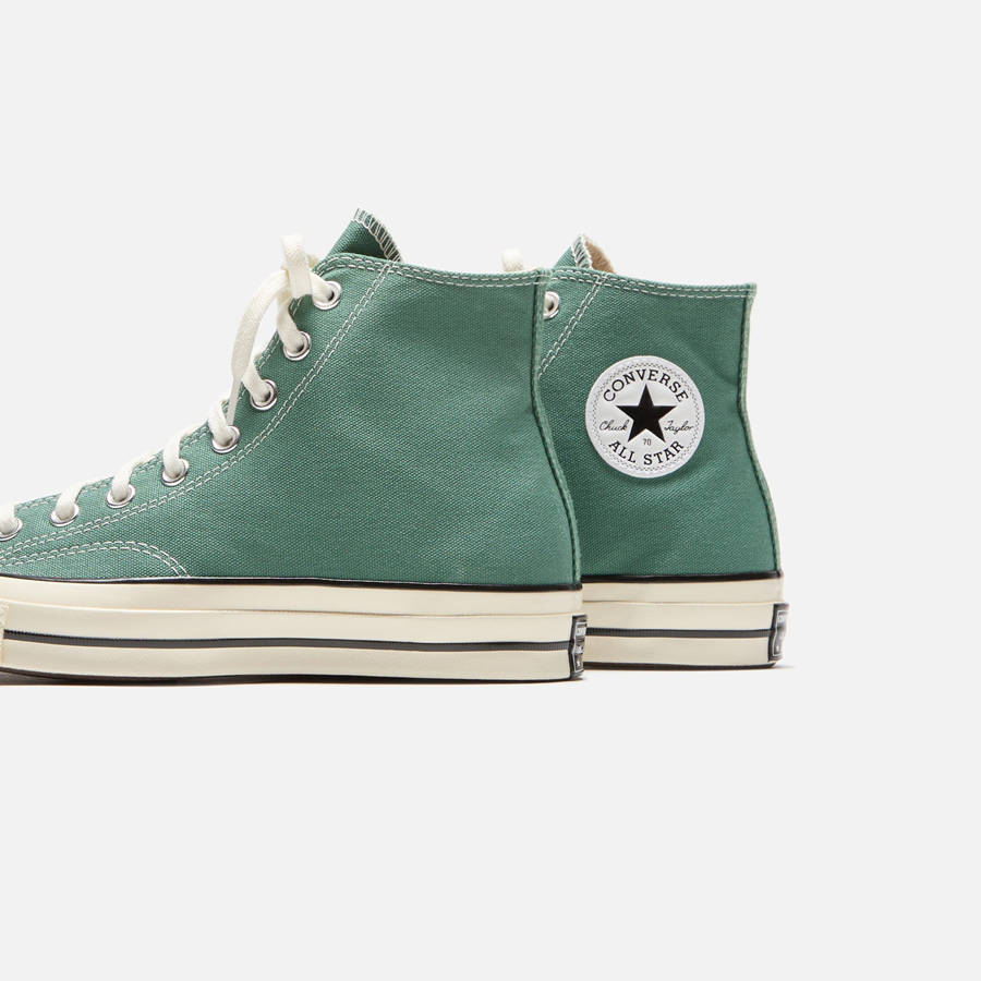 Green / Black Men Kith Converse Chuck 70 High Sneakers | 1239-TCVBM