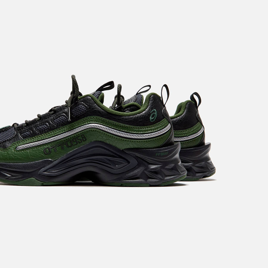 Green / Black Women Kith ASICS x OTTO958 Protoblast-CM LVIII OTTO Shoes | 0136-TLQZR