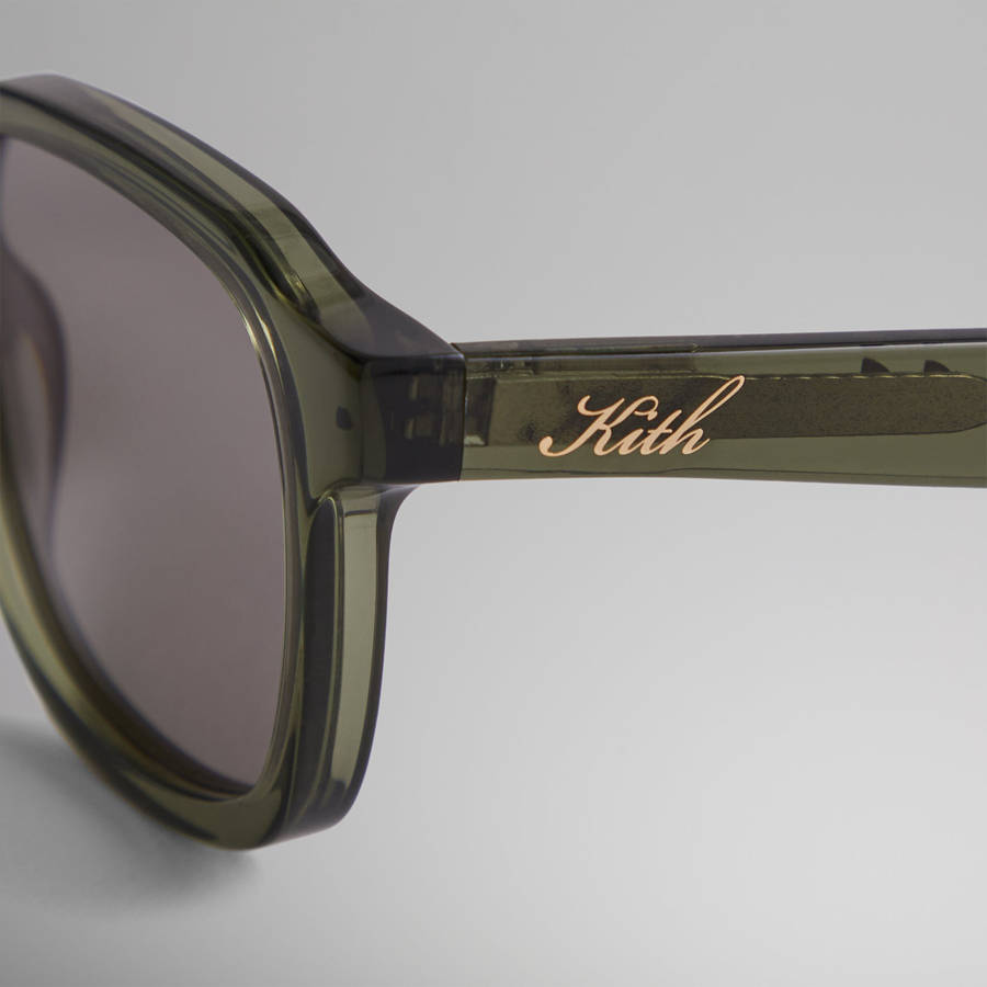 Green / Grey Men Kith Napeague Sunglasses | 8670-KTIVL