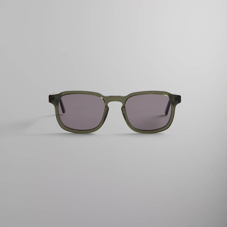 Green / Grey Men Kith Napeague Sunglasses | 8670-KTIVL