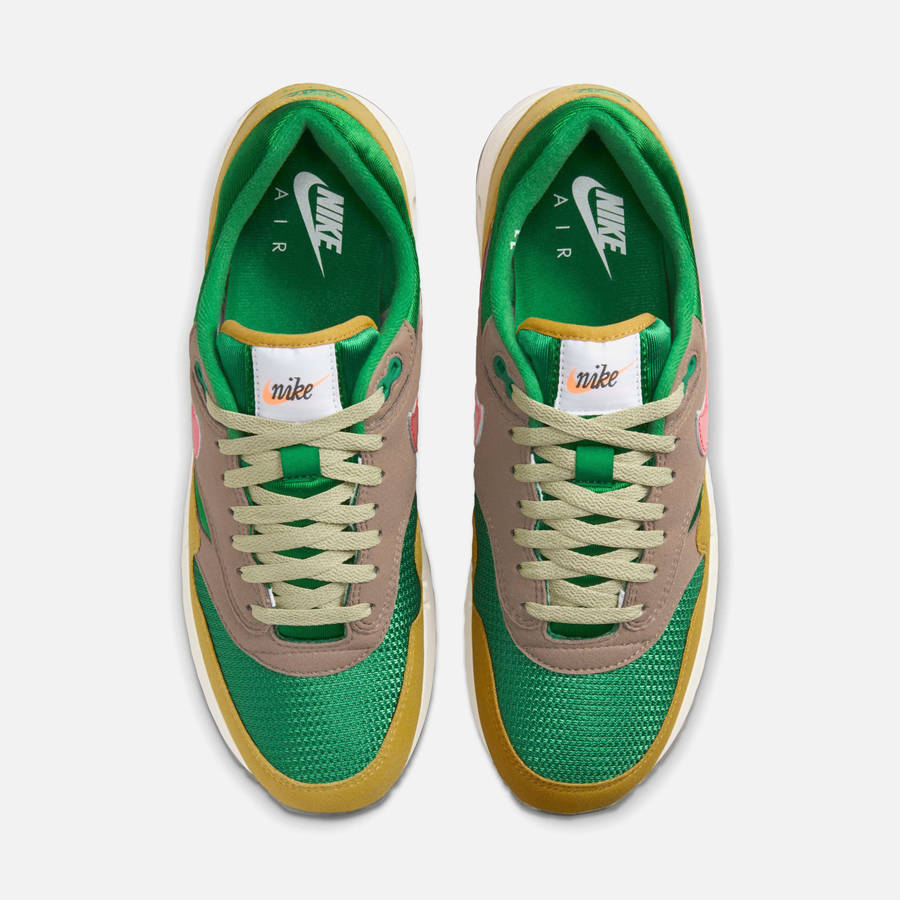 Green / Olive Grey Men Kith Nike Air Max 1 `86 Sneakers | 6524-GVUBM