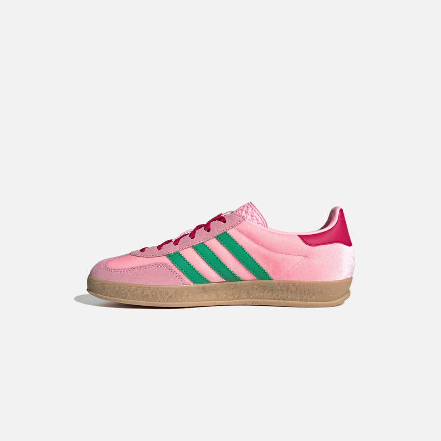 Green / Pink Women Kith adidas WMNS Gazelle Indoor Sneakers | 4732-YURIM