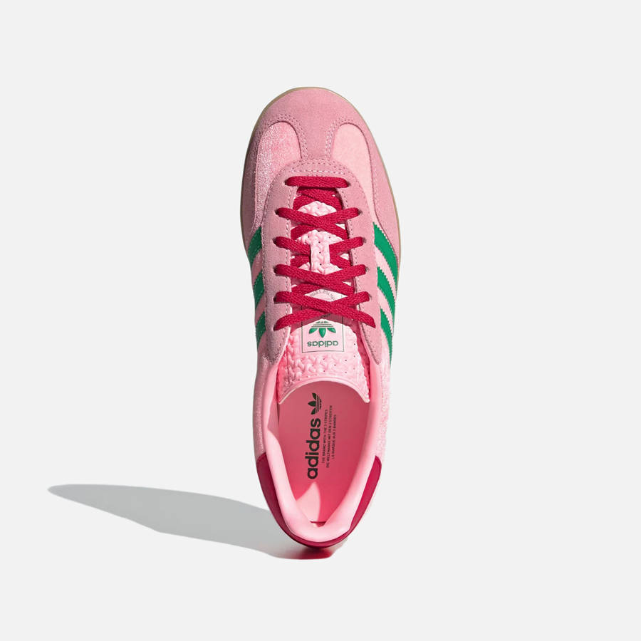 Green / Pink Women Kith adidas WMNS Gazelle Indoor Sneakers | 4732-YURIM