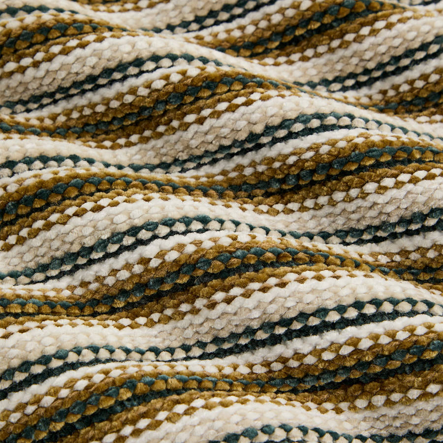Green / White Men Kith Chenille Miles Hoodie | 3147-LXBHK