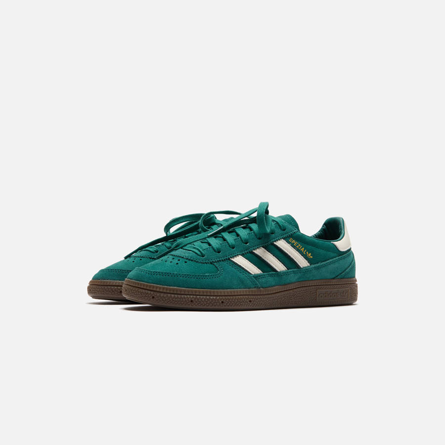 Green / White Men Kith adidas Handball Spezial WM Sneakers | 3491-LJZEU