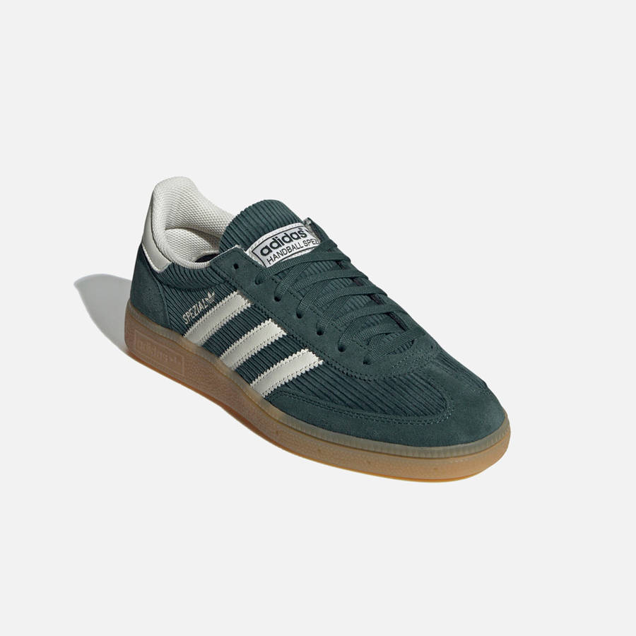 Green / White Women Kith adidas WMNS Handball Spezial Sneakers | 5284-QXJWZ