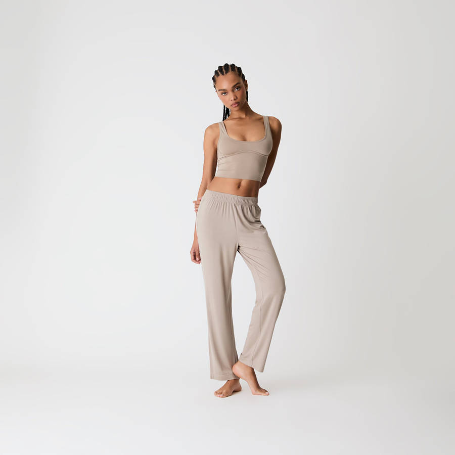 Grey Beige Women Kith Eliya Modal Lounge Pant Underwear | 4092-TYWJE