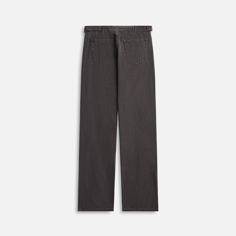 Grey Black Men Kith Our Legacy Trucker Trouser Reborn Canvas Jeans | 3758-VFRXD