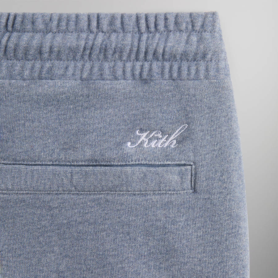Grey Blue Men Kith Fleece Bryson Sweat Pants | 4876-IOFHR