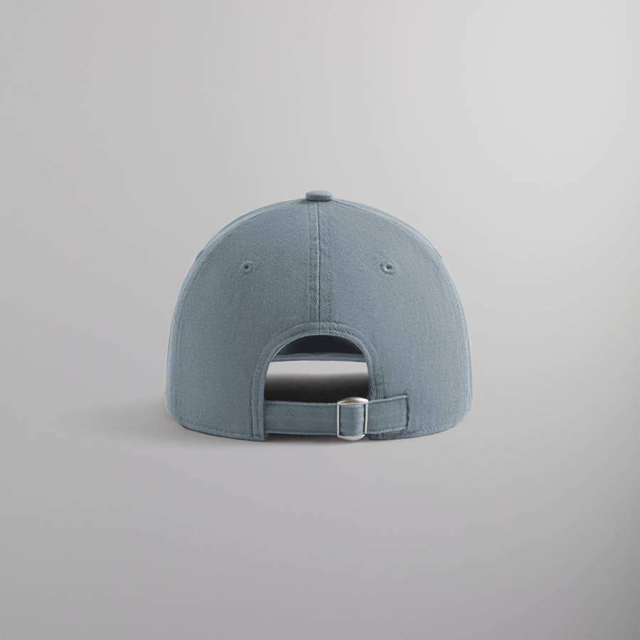 Grey Blue Men Kith Washed Twill Aaron Cap | 3486-QBRAV