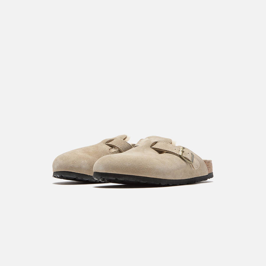 Grey Brown Men Kith Birkenstock Boston Sandals | 1908-FLPRW