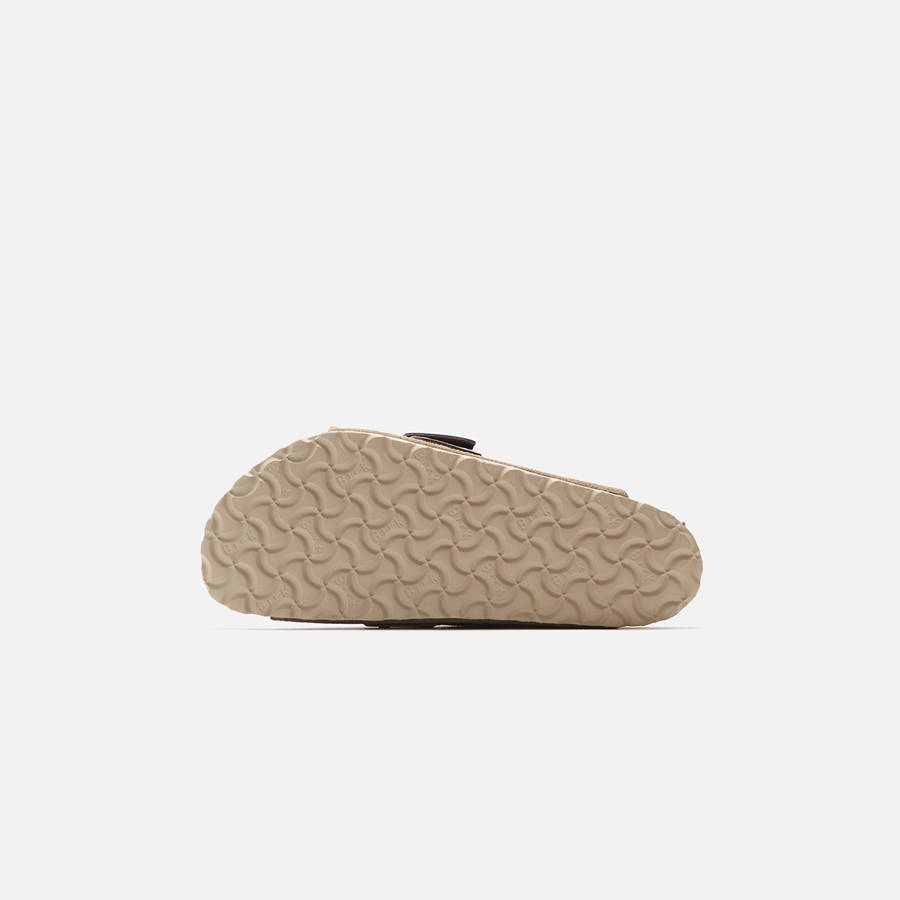 Grey Brown Men Kith Birkenstock Kyoto Sandals | 1754-HVFNJ