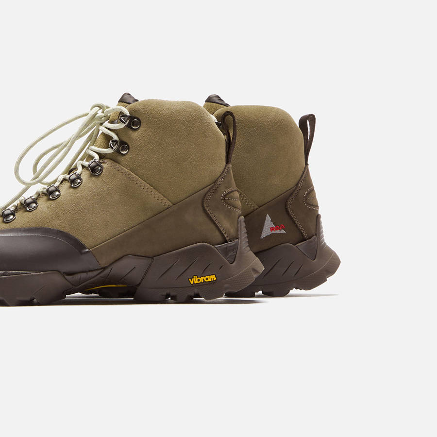 Grey Brown Men Kith ROA Andreas Hiking Boots | 7189-YZOAK