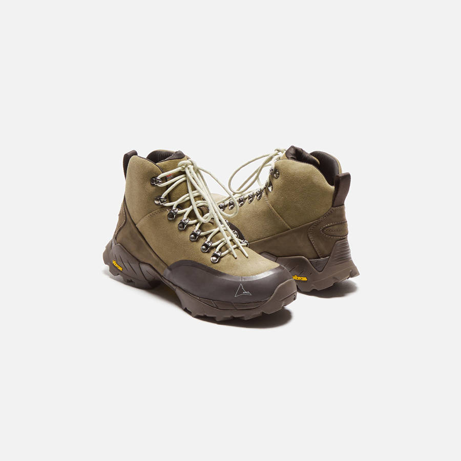 Grey Brown Men Kith ROA Andreas Hiking Boots | 7189-YZOAK