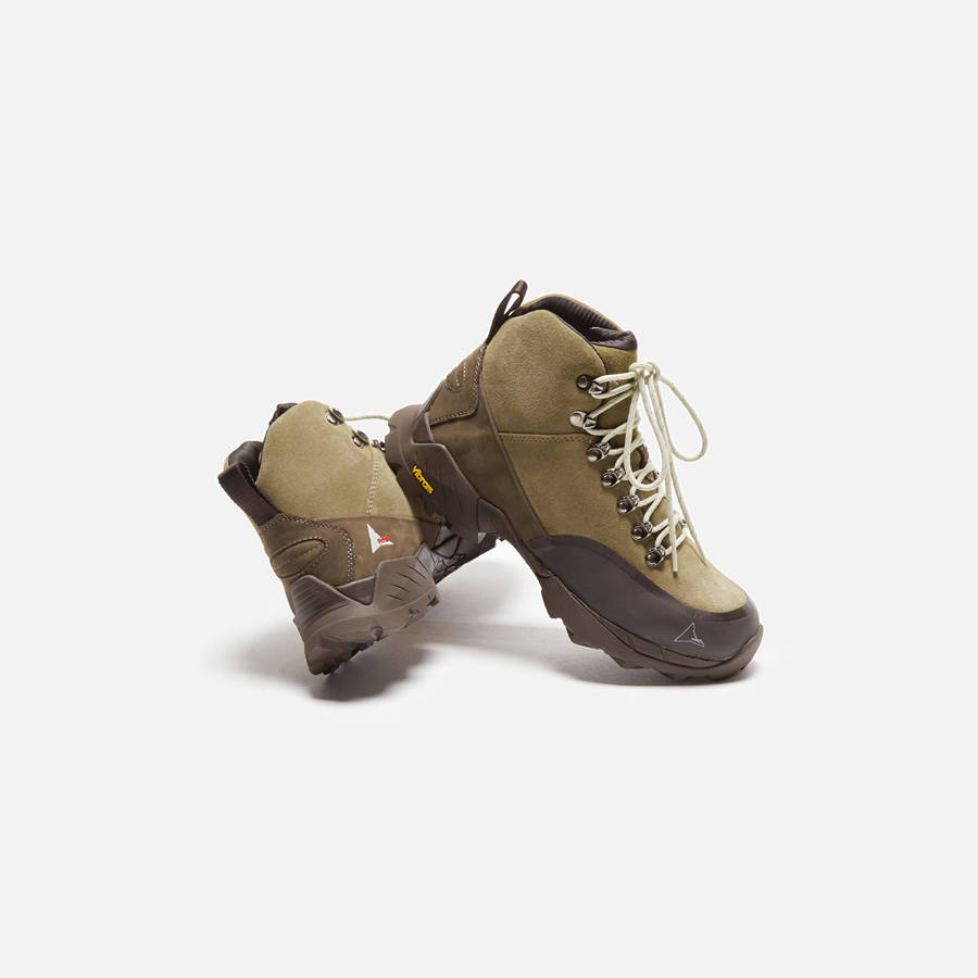 Grey Brown Men Kith ROA Andreas Hiking Boots | 7189-YZOAK