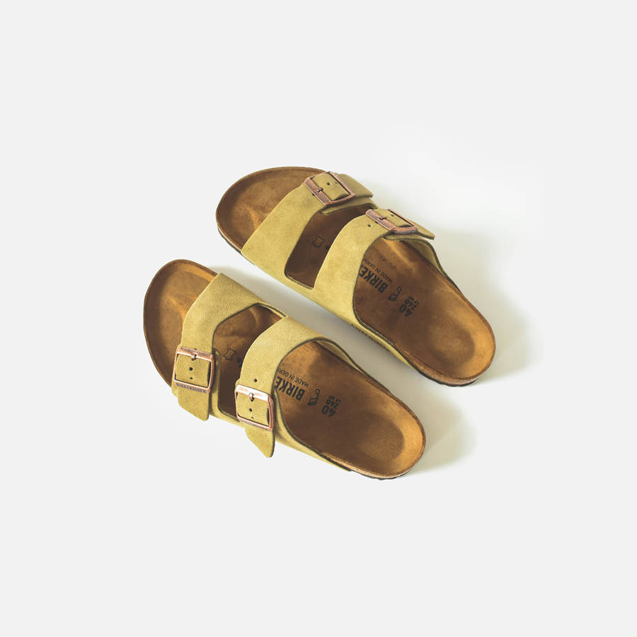 Grey Brown Women Kith Birkenstock WMNS Arizona Suede Sandals | 8793-FDLGV