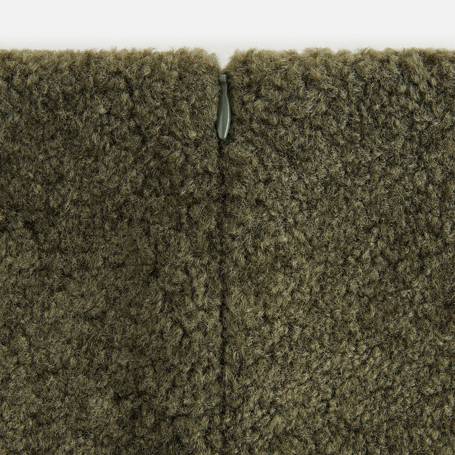 Grey Green Women Kith Cecil Sherpa Mini Skirts | 8104-JRQES