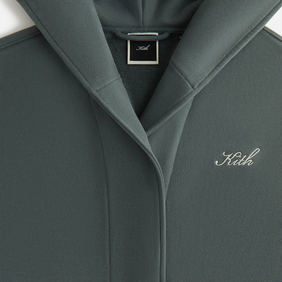 Grey Green Women Kith Hooded Robe Underwear | 9052-SRGPK