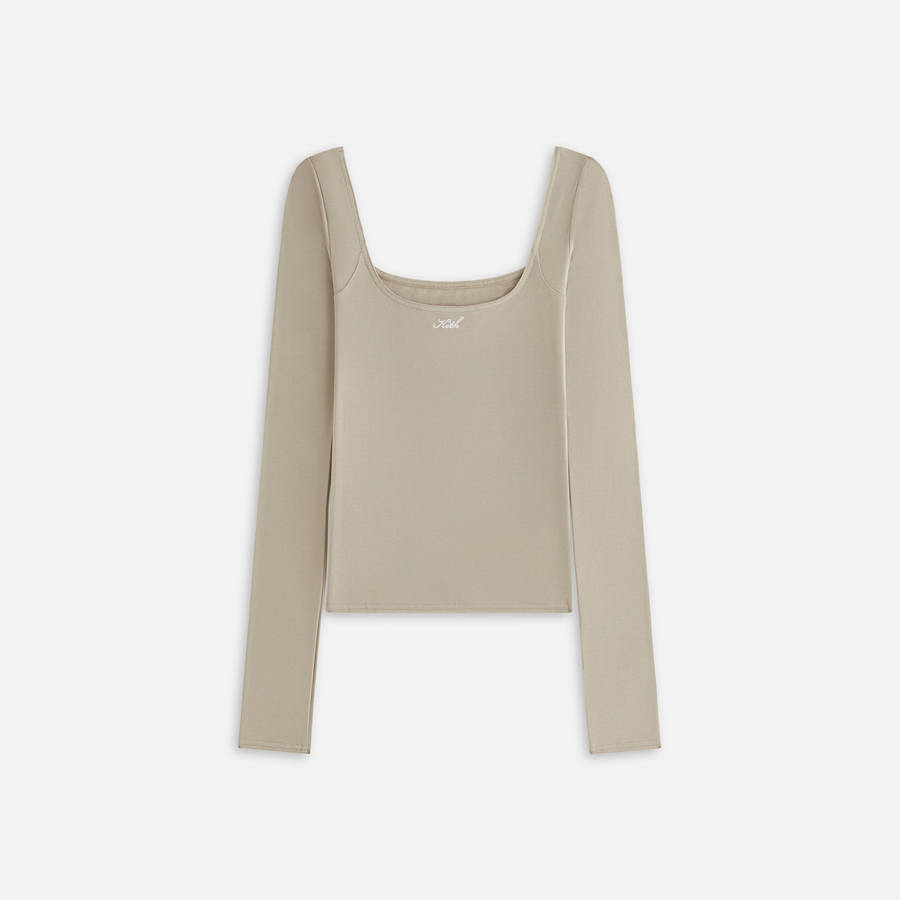 Grey Green Women Kith Modal Ballet Long Sleeve Underwear | 8697-RBXMW