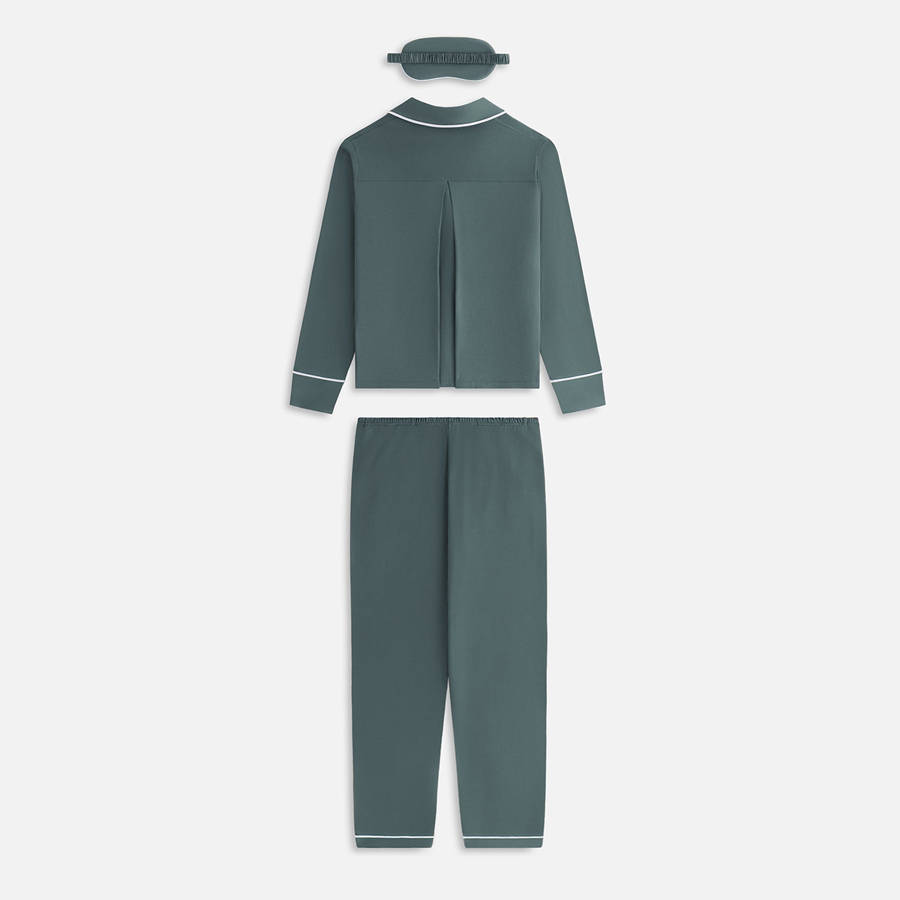 Grey Green / White Women Kith Pajama Set Underwear | 3728-RQHNB