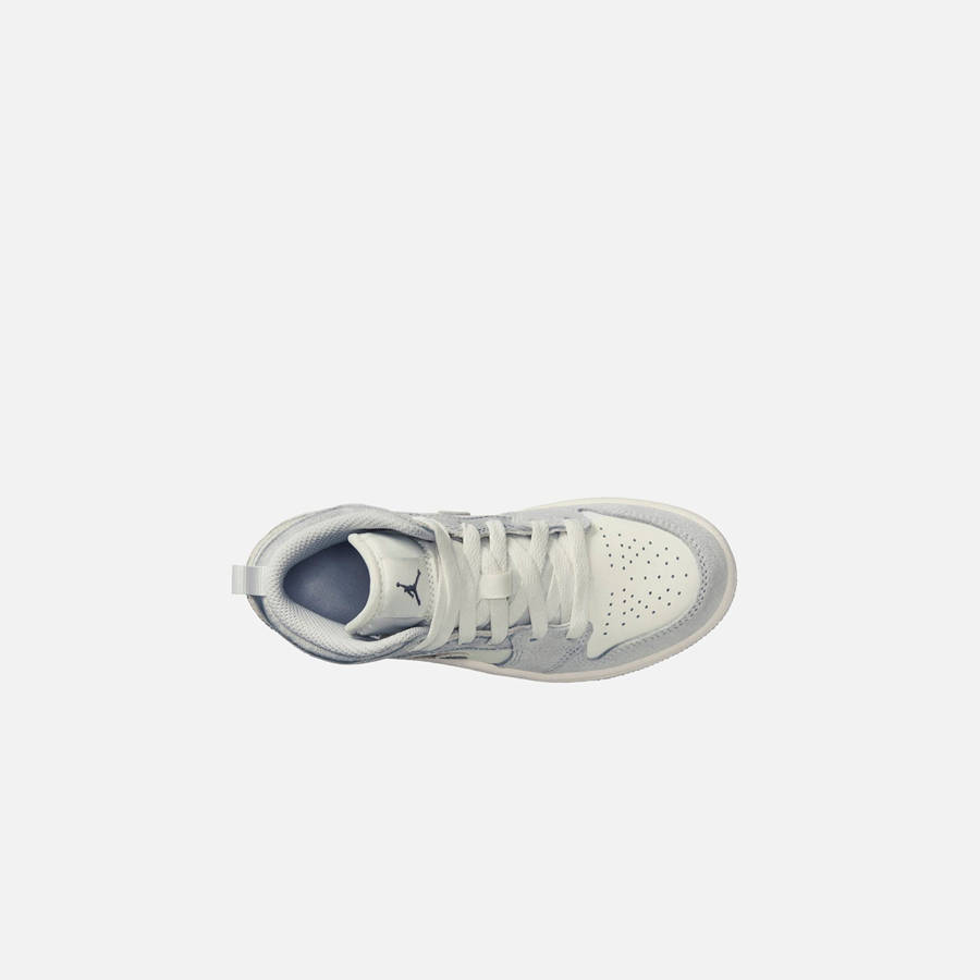 Grey Kids' Kith Jordan PS Air Jordan 1 Mid SE Sneakers | 3721-QCMDN
