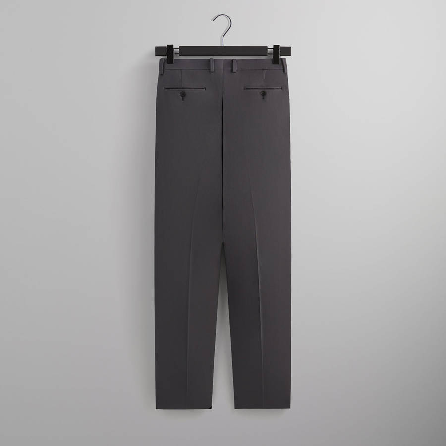 Grey Men Kith 101 for Auralee Light Wool Max Gabardine Two-Tuck Slacks Pants | 9150-OPBLD