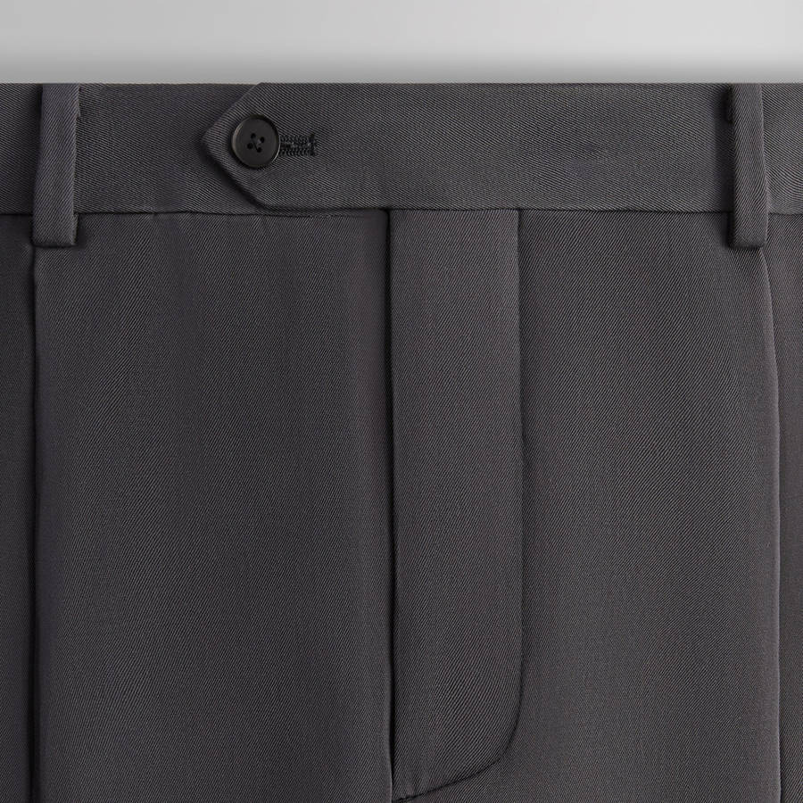 Grey Men Kith 101 for Auralee Light Wool Max Gabardine Two-Tuck Slacks Pants | 9150-OPBLD