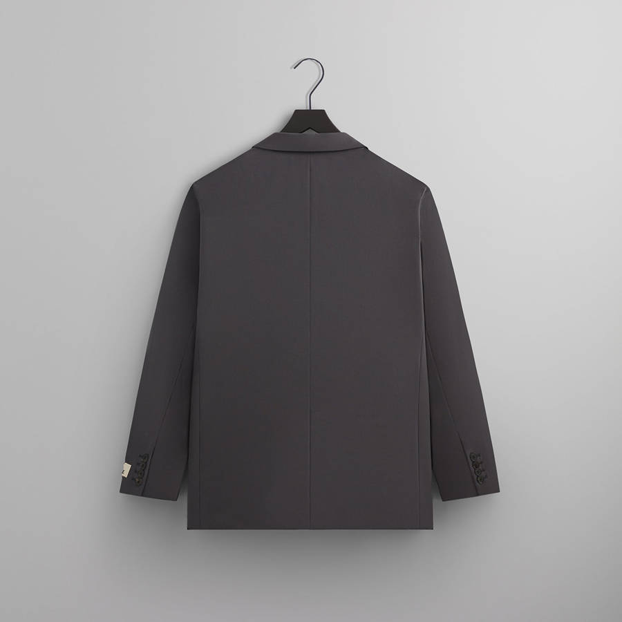 Grey Men Kith 101 for Auralee Light Wool Max Gabardine Jackets | 3594-PFJIU