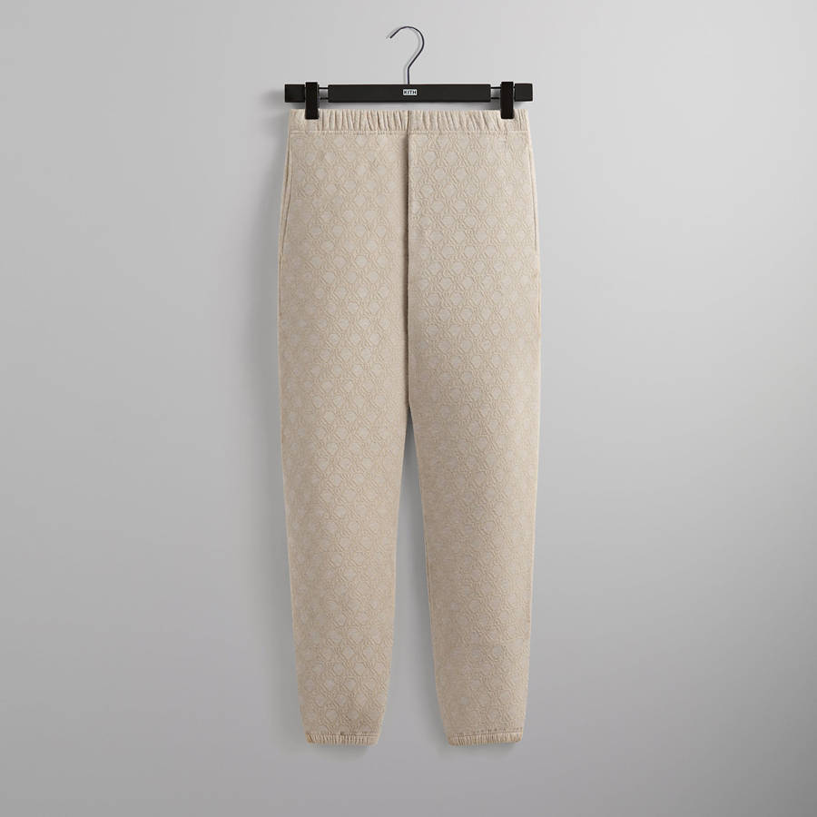 Grey Men Kith Bonded Fleece Nelson Sweat Pants | 7150-PZGJS