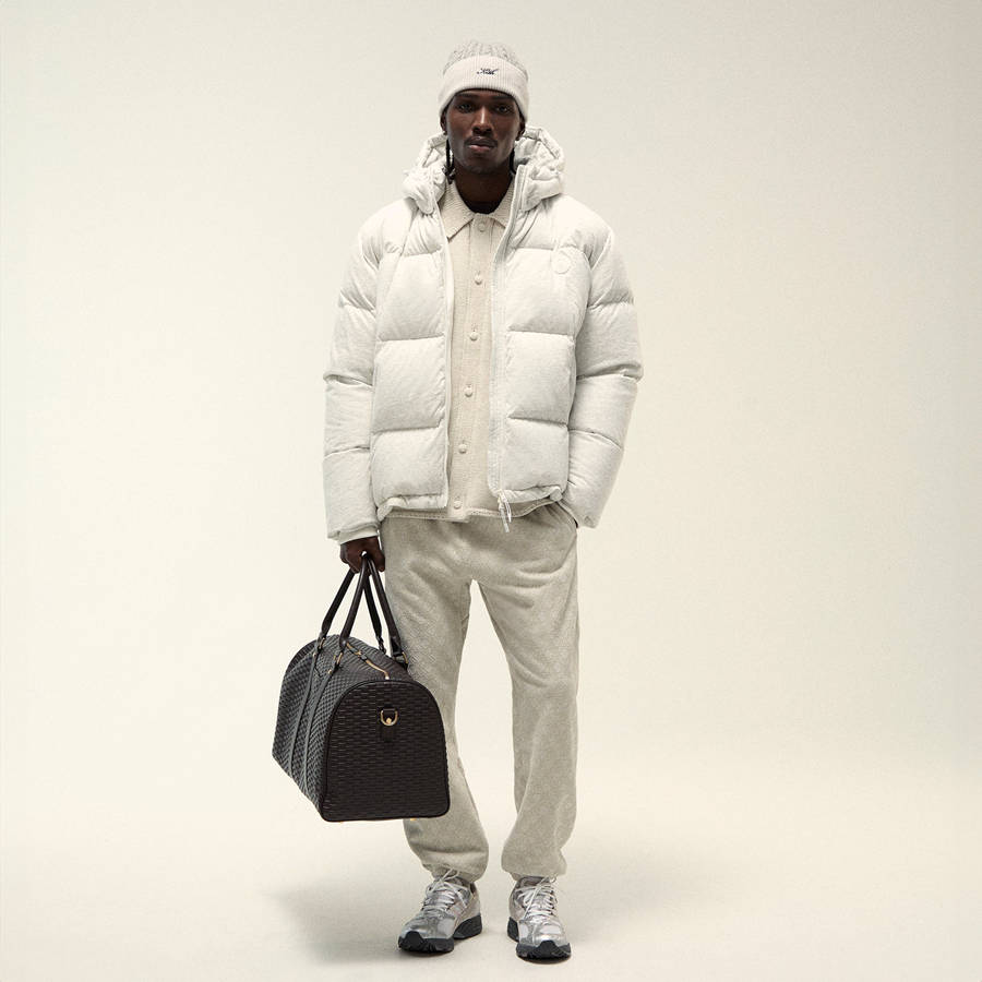 Grey Men Kith Bonded Fleece Nelson Sweat Pants | 7150-PZGJS