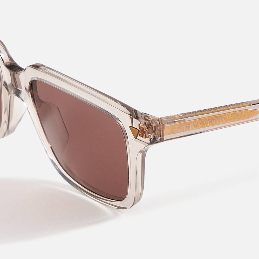 Grey Men Kith Bottega Veneta Rectangular Frames Sunglasses | 2781-OCRQM