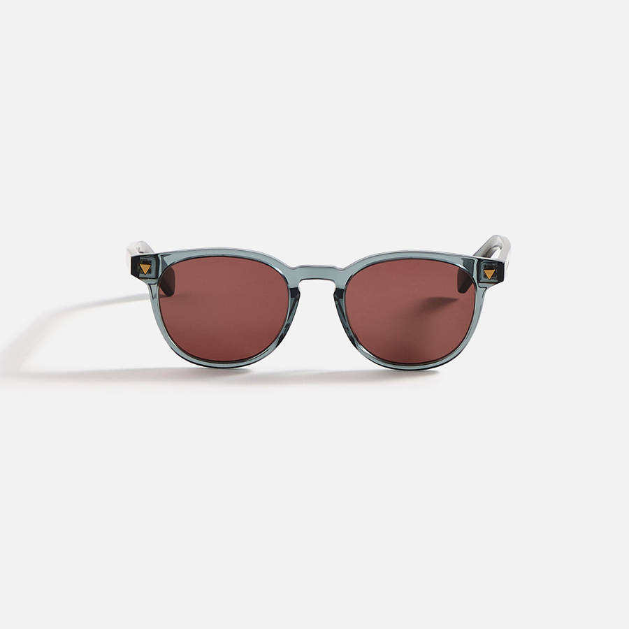Grey Men Kith Bottega Veneta Round Sunglasses | 1870-FJXUW