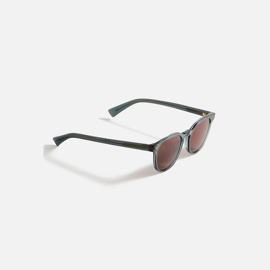 Grey Men Kith Bottega Veneta Round Sunglasses | 1870-FJXUW