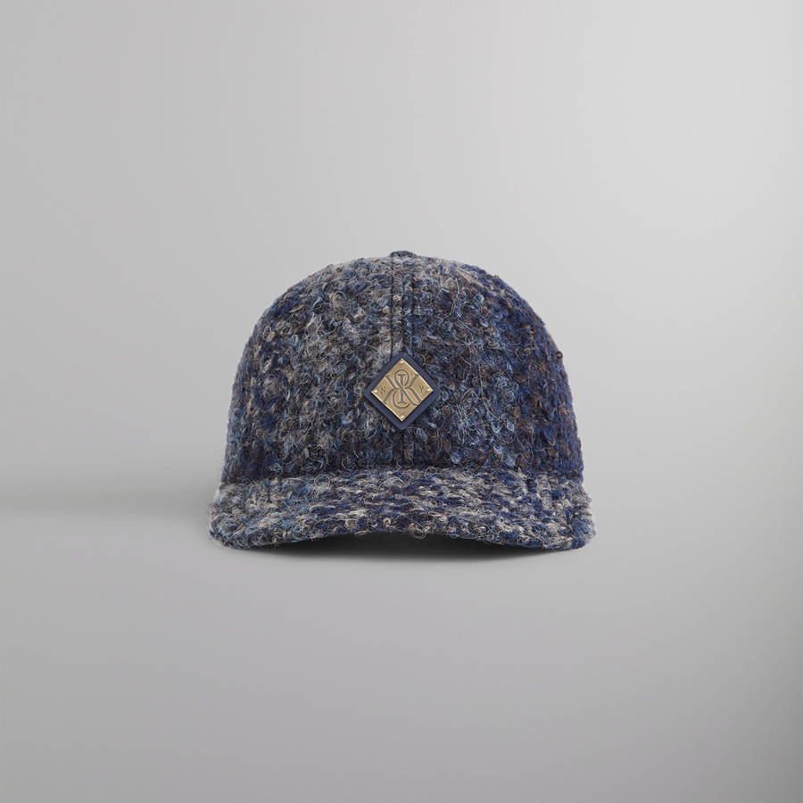 Grey Men Kith Boucle Check Suede Brim Aaron Cap | 0365-MPUOD