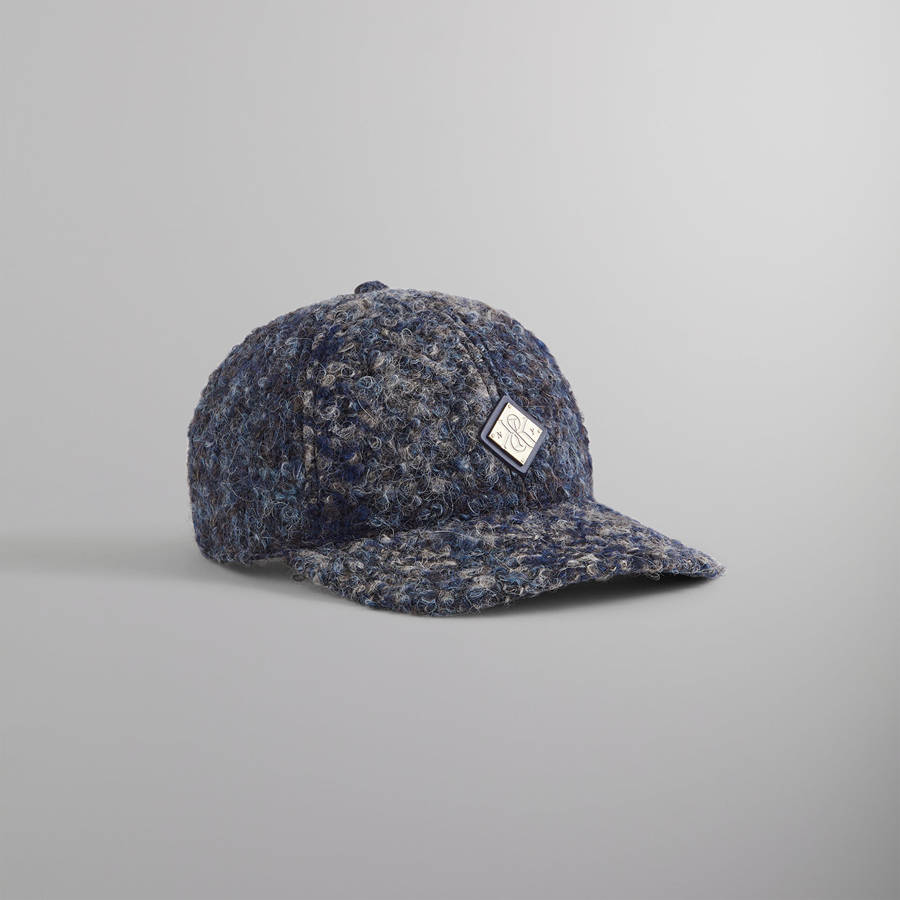 Grey Men Kith Boucle Check Suede Brim Aaron Cap | 0365-MPUOD