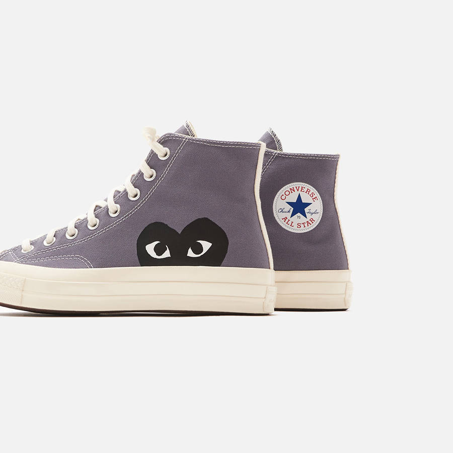 Grey Men Kith CDG Pocket x Converse Chuck 70 High Sneakers | 3247-TAGCB