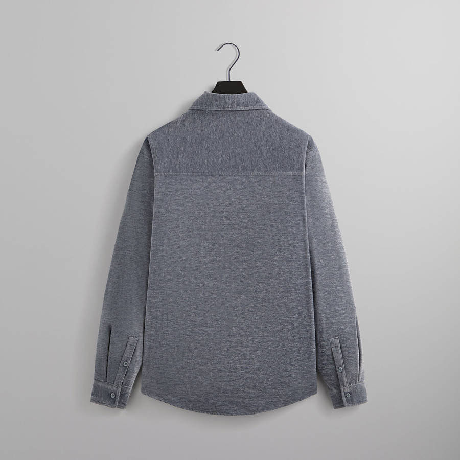 Grey Men Kith Chenille Apollo Shirts | 8406-AHPKM