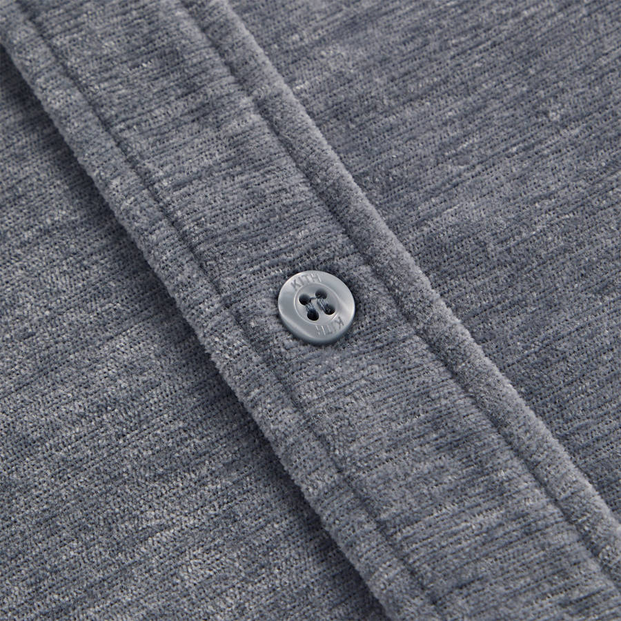 Grey Men Kith Chenille Apollo Shirts | 8406-AHPKM