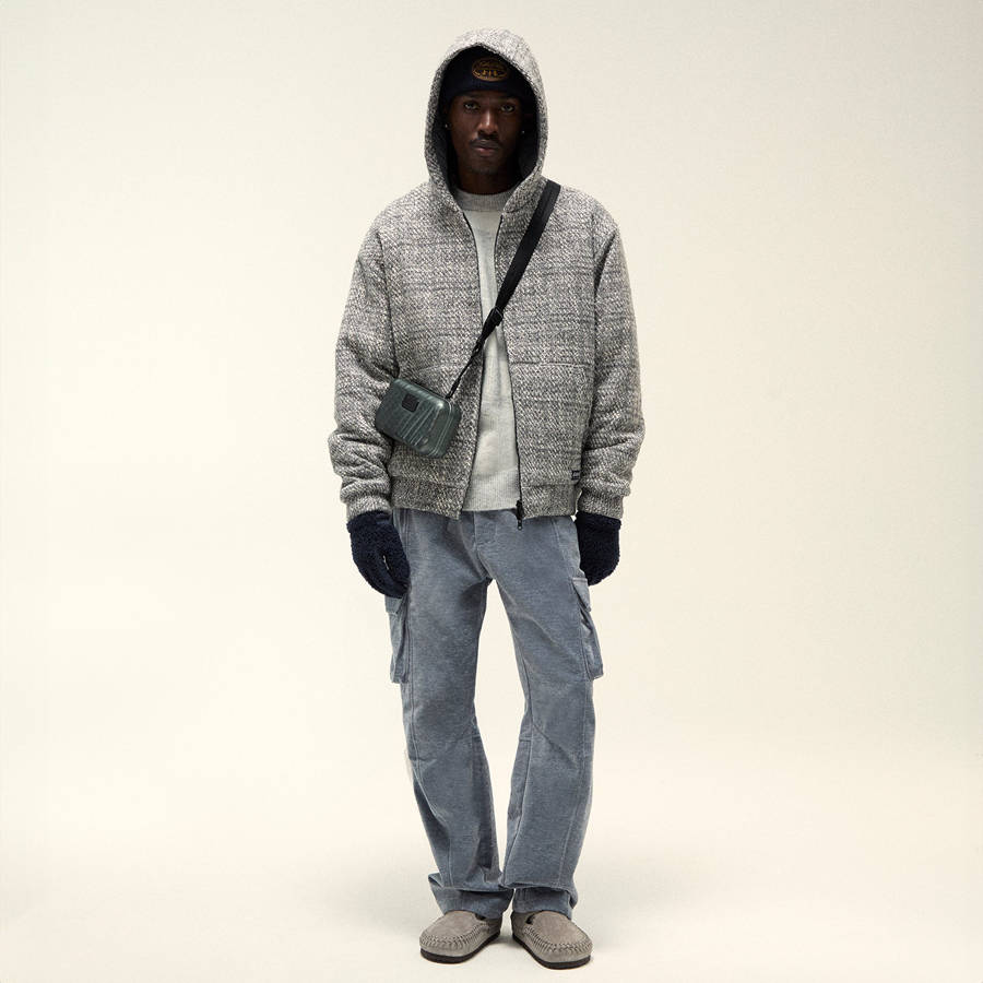Grey Men Kith Chenille Bristol Pants | 3701-HTWMY