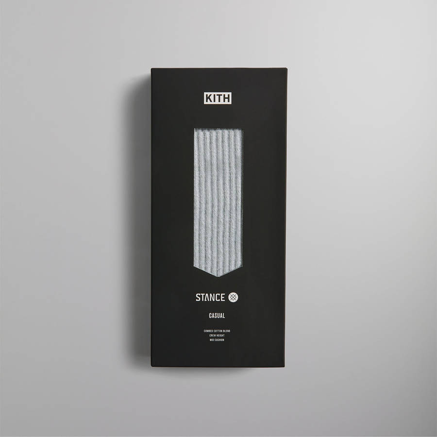 Grey Men Kith Classics for Stance 2.0 Classic Crew Socks | 7091-HXURP