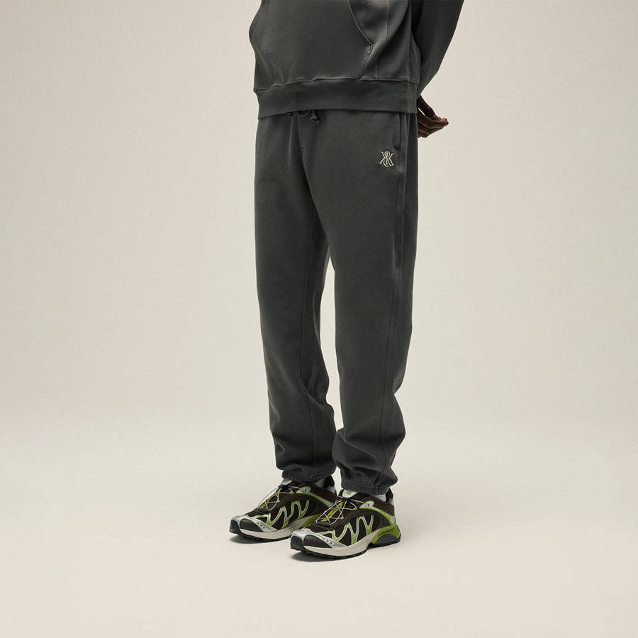 Grey Men Kith Compact Knit Williams I Sweat Pants | 7238-PGMVL