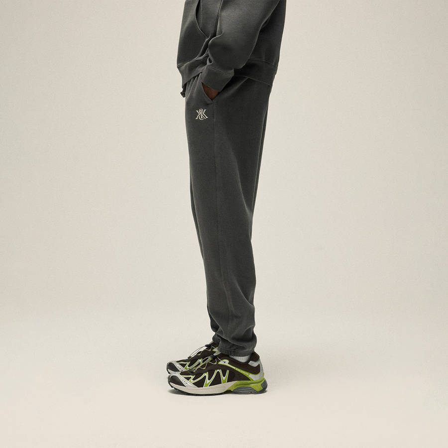Grey Men Kith Compact Knit Williams I Sweat Pants | 7238-PGMVL
