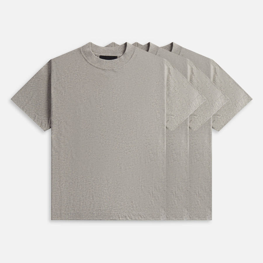 Grey Men Kith Essentials 3-Pack T-Shirt | 8593-VCTJM