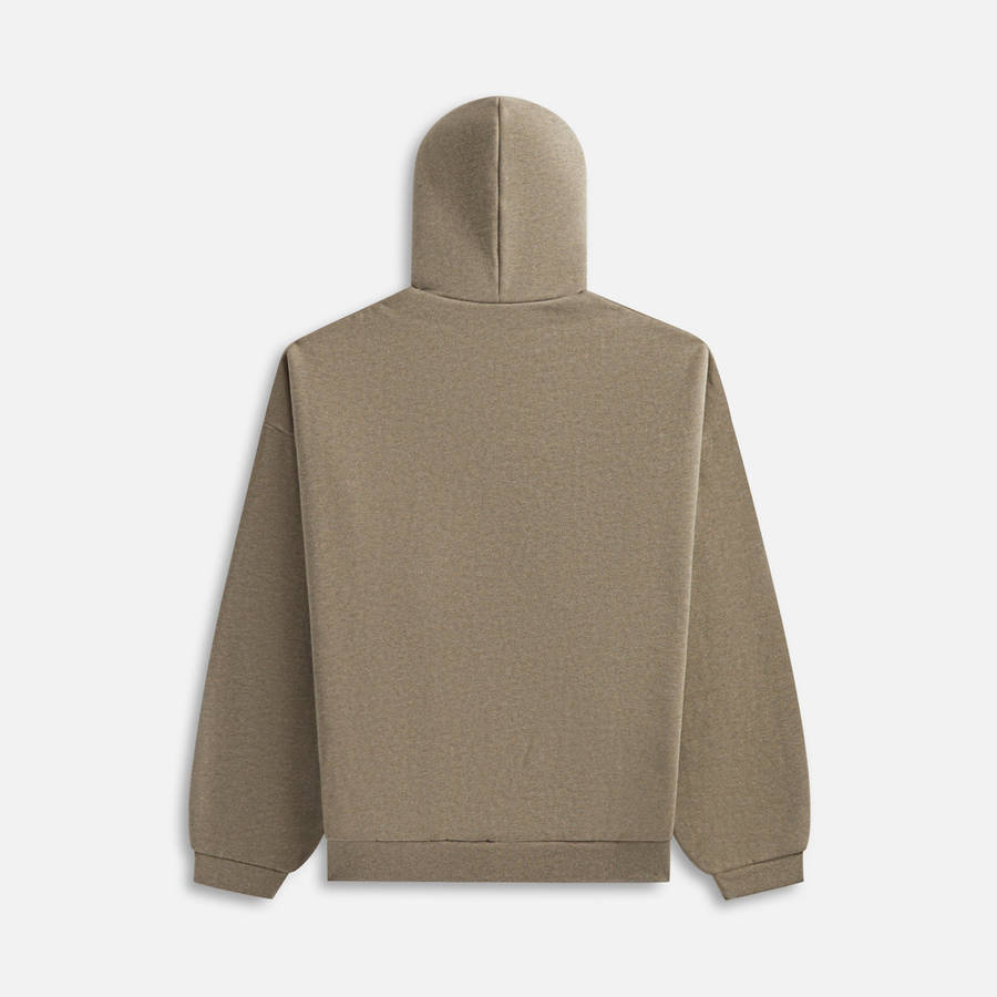 Grey Men Kith Essentials Fleece Hoodie | 7013-PCBXL