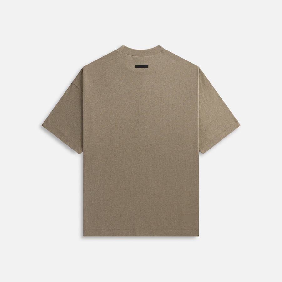 Grey Men Kith Essentials Jersey Crewneck T-Shirt | 0431-UOQSI