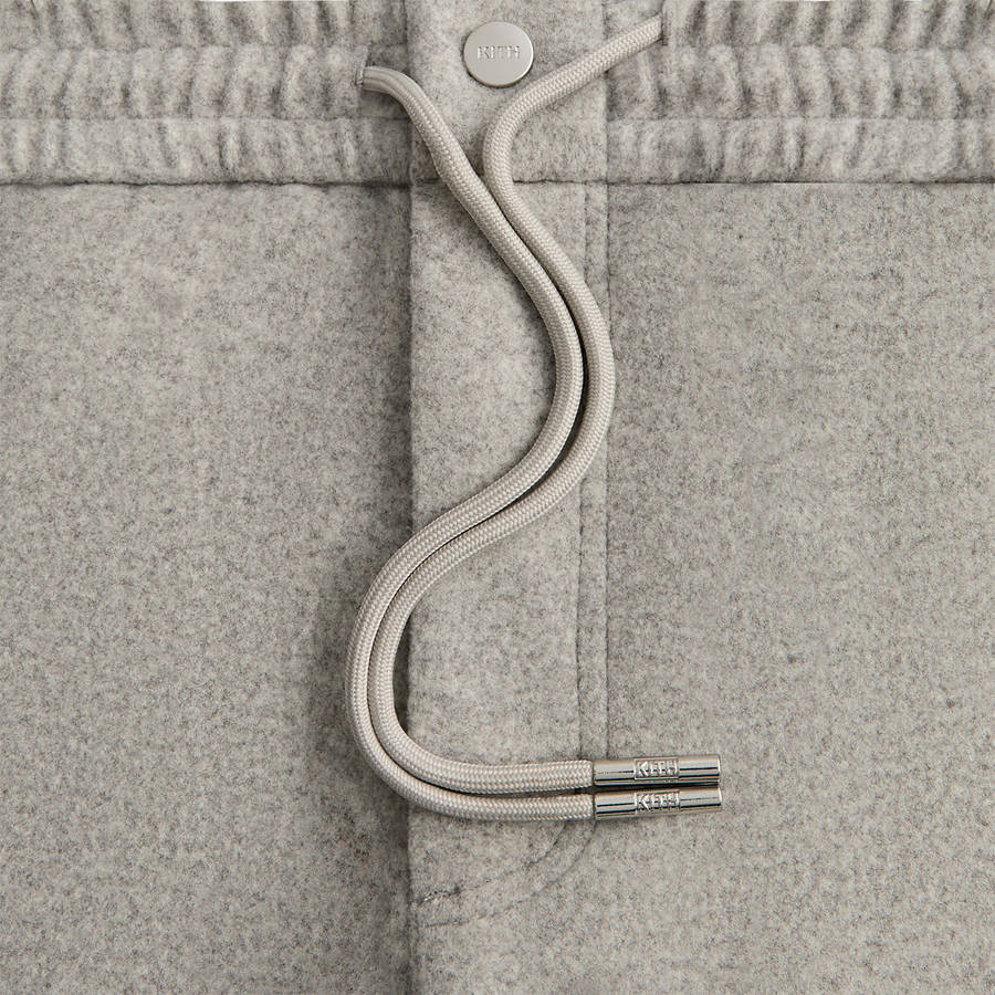 Grey Men Kith Felted Jersey Lorimer Pants | 2365-NZIMY