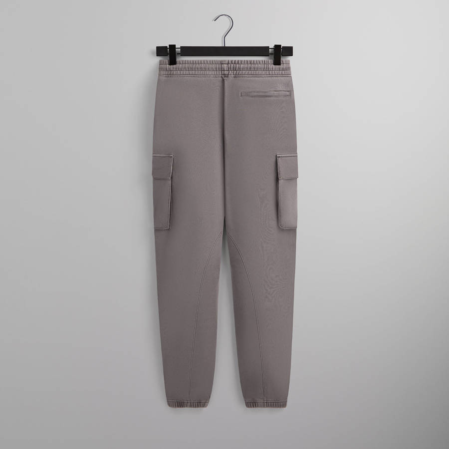 Grey Men Kith Fleece Eldridge Cargo Sweat Pants | 8639-DXCWU