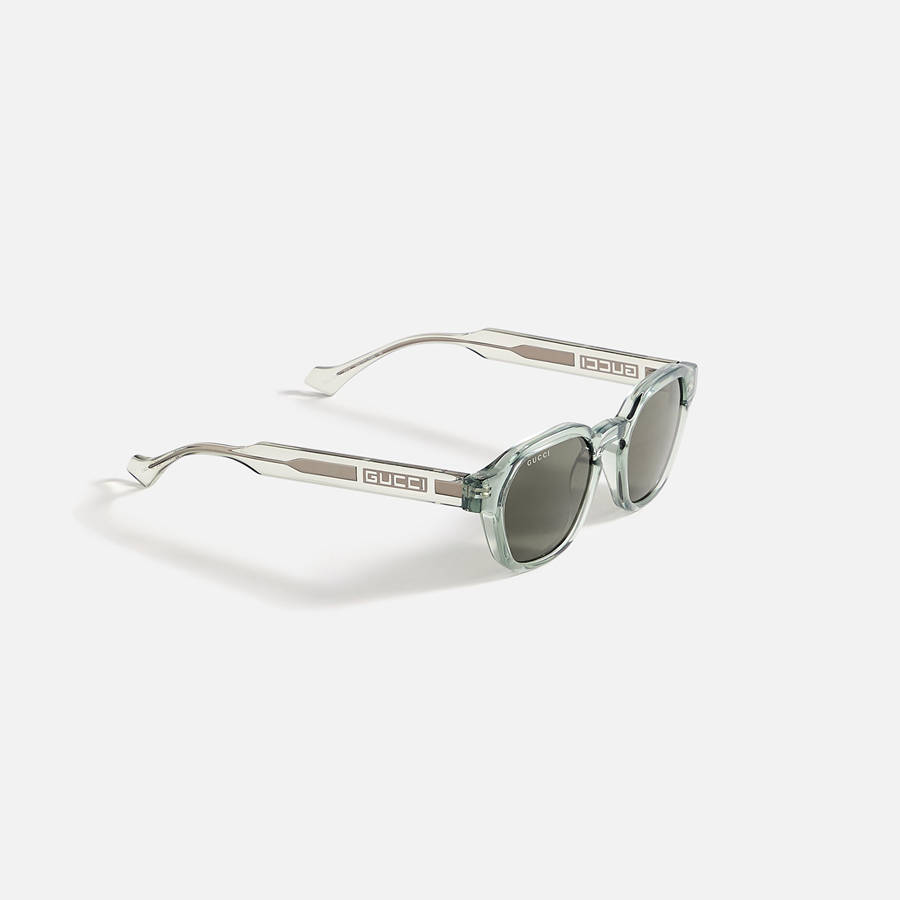 Grey Men Kith Gucci Square Frames Sunglasses | 3684-CQMPW