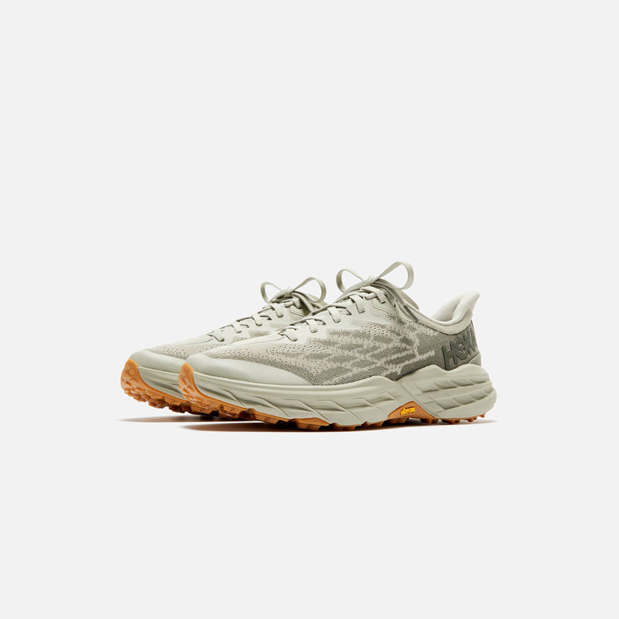 Grey Men Kith HOKA Speedgoat 5T Sneakers | 3850-QRBKF
